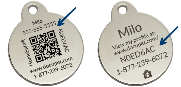 docupet homesafe pet tag